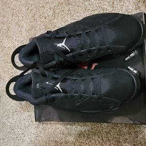 Air jordan retro 6 low metallic sz 13 black